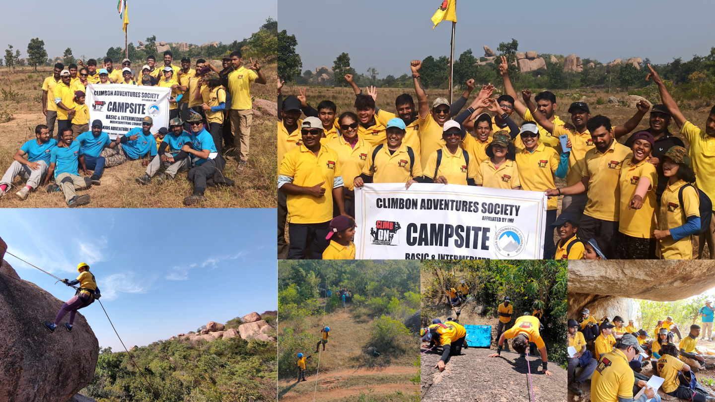 Kids Rock Climbing and Rappelling @ Khajaguda banner